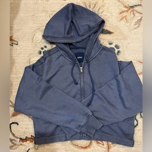 Aerie Cropped Zip Up